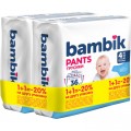 Bambik Підгузки Bambik Трусики 9-15 кг Розмір 4 2 х 36 шт (4823071664010)