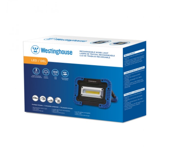 Westinghouse Ліхтар Westinghouse 15W COB LED WF57N + Мicro USB кабель в комплекті (WF57N-CB)