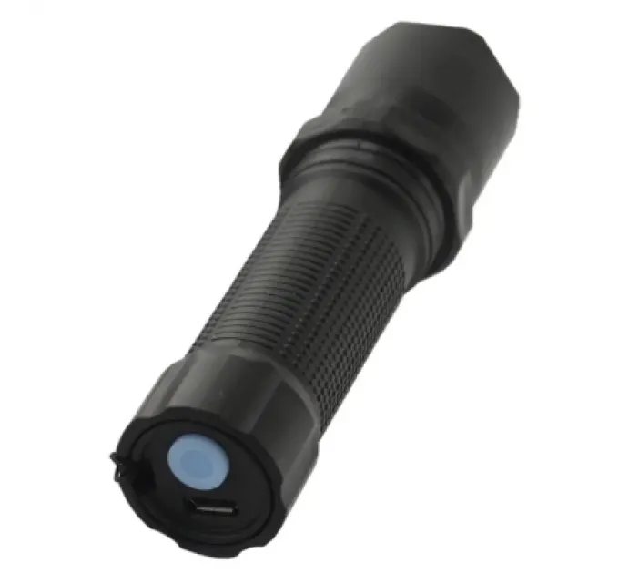 Quantum Ліхтар Quantum Minik black 3W LED з USB (QM-FL1040)