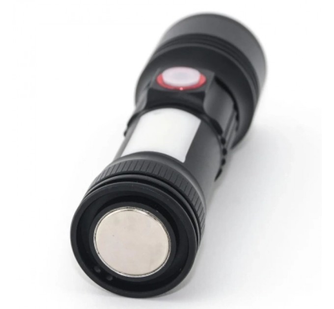 Quantum Ліхтар Quantum Adept 10W LED zoom +COB з USB+ Li-ion18650/2600mAh (QM-FL1031-18650/2600)