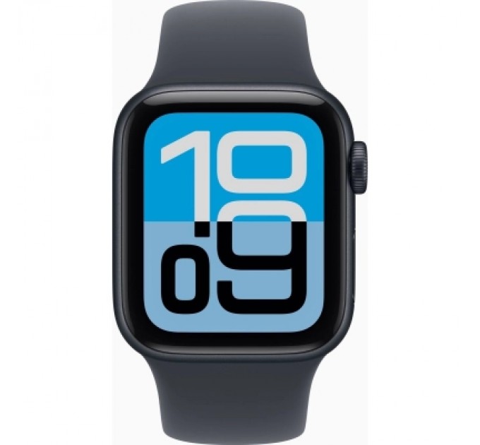 Apple Смарт-годинник Apple Watch SE 3 GPS 40mm Midnight Aluminium Case with Midnight Sport Band - S/M (MEH94RK/A)