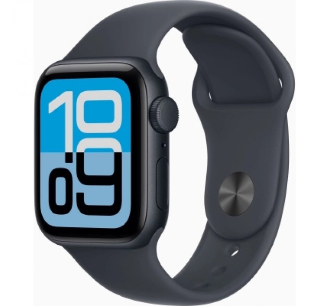 Apple Смарт-годинник Apple Watch SE 3 GPS 40mm Midnight Aluminium Case with Midnight Sport Band - M/L (MEHC4RK/A)