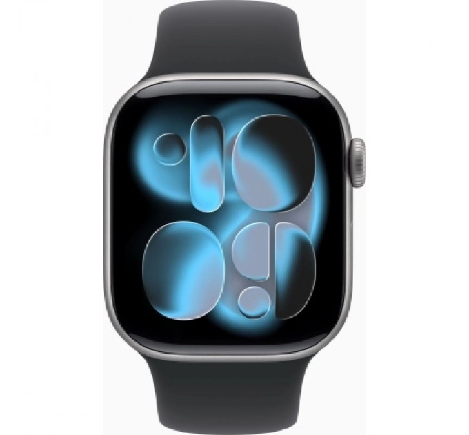 Apple Смарт-годинник Apple Watch Series 11 GPS 42mm Space Grey Aluminium Case with Black Sport Band - S/M (MEQW4RK/A)