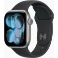 Apple Смарт-годинник Apple Watch Series 11 GPS 42mm Space Grey Aluminium Case with Black Sport Band - M/L (MEQX4RK/A)