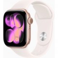 Apple Смарт-годинник Apple Watch Series 11 GPS 42mm Rose Gold Aluminium Case with Light Blush Sport Band - S/M (MEU04RK/A)