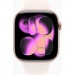 Apple Смарт-годинник Apple Watch Series 11 GPS 46mm Rose Gold Aluminium Case with Light Blush Sport Band - S/M (MEV64RK/A)