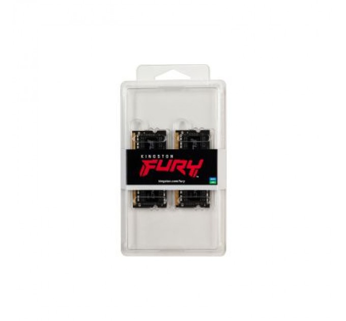 Kingston Fury (ex.HyperX) Модуль пам'яті для ноутбука SoDIMM DDR4 16GB (2x8GB) 2666 MHz Fury Impact Kingston Fury (ex.HyperX) (KF426S15IBK2/16)