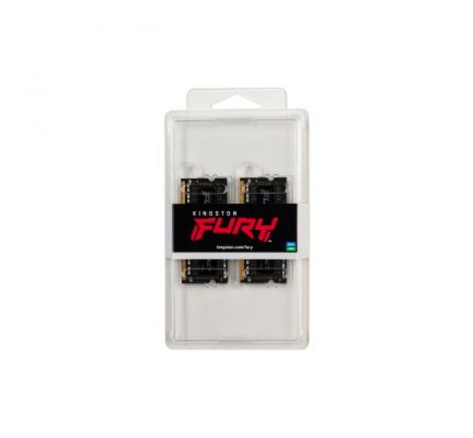 Kingston Fury (ex.HyperX) Модуль пам'яті для ноутбука SoDIMM DDR4 32GB (2x16GB) 2666 MHz Fury Impact Kingston Fury (ex.HyperX) (KF426S15IB1K2/32)