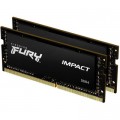 Kingston Fury (ex.HyperX) Модуль пам'яті для ноутбука SoDIMM DDR4 32GB (2x16GB) 2666 MHz Fury Impact Kingston Fury (ex.HyperX) (KF426S15IB1K2/32)