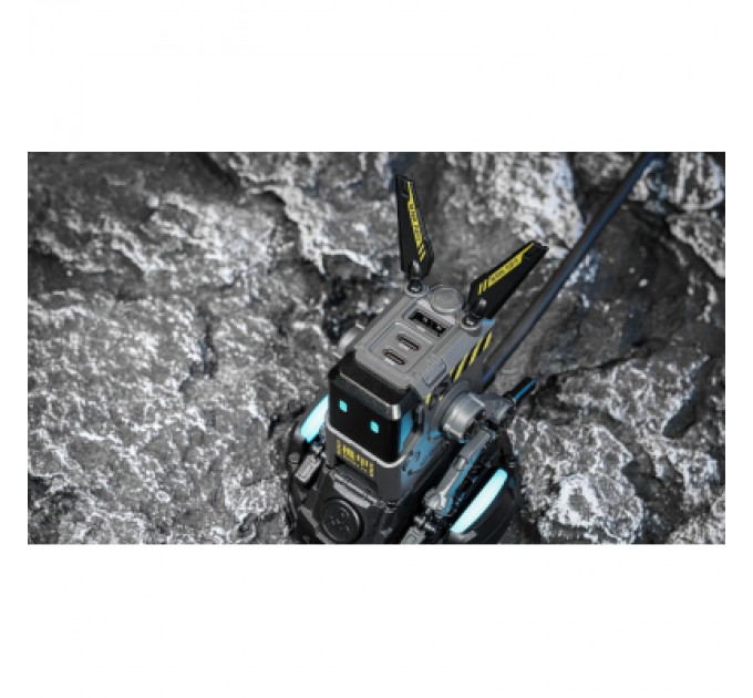 GravaStar Зарядний пристрій GravaStar Alpha65 65Вт 2XUSB-C/USB-A Grey (GRAVASTARA65_GRY_EUK)