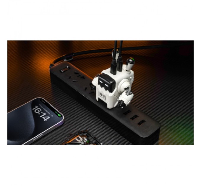 GravaStar Зарядний пристрій GravaStar Delta35 35Вт 2XUSB-C White (GRAVASTARA35_WHT_EUK)