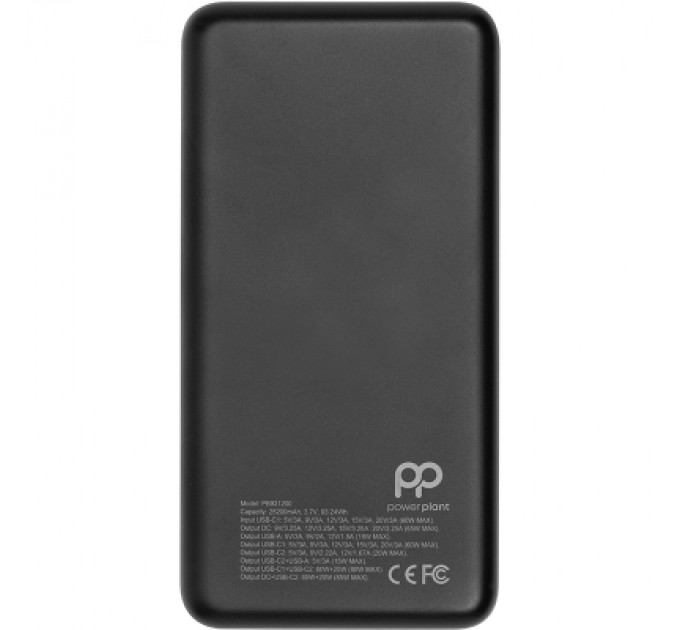 PowerPlant Батарея універсальна PowerPlant A16005 25200mAh, PD/85W, DC/5-20V 10 connectors (PB931200)