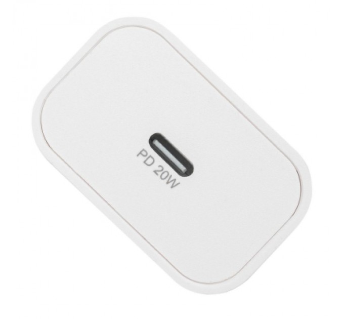 RivaCase Зарядний пристрій RivaCase 1xUSB Type-C PD 20 Вт кабель Type-C white (PS4101 WD4 (White))