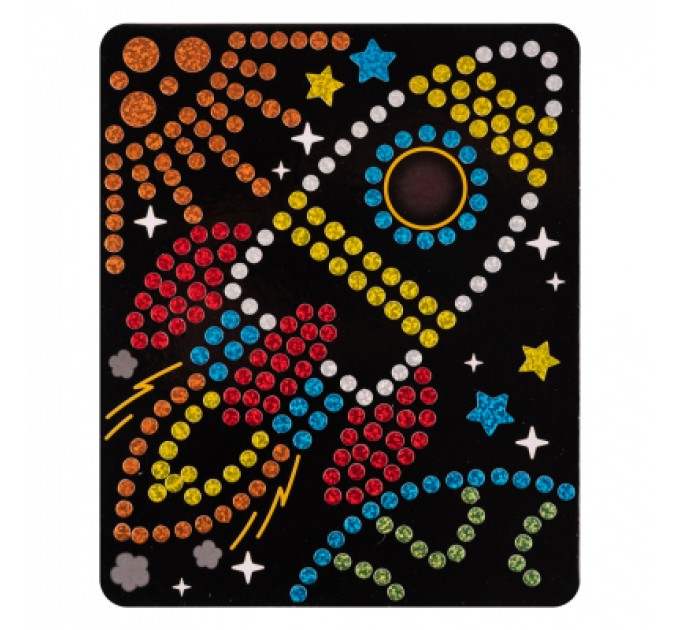 1 вересня Набір для творчості 1 вересня Ракета Аплікація з 3D голографічними стікерами (954570)