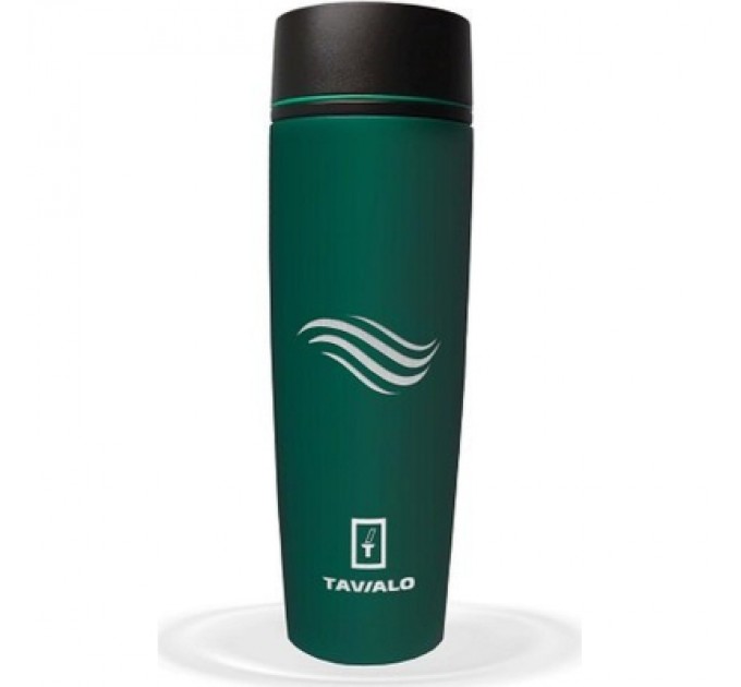 Tavialo Термокружка Tavialo матовий зелений колір + 2 ущільнювальних кільця 460 мл (190460108)
