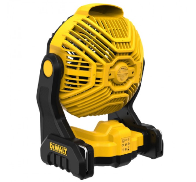 DeWALT Вентилятор DeWALT повітродувка-вентилятор 18 В XR Li-lon, 1680 куб.м/год (без АКБ та ЗП) (DCE512N)