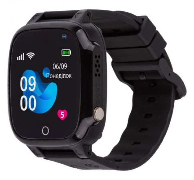 Amigo Смарт-годинник Amigo GO008 MILKY GPS WIFI Black (873291)