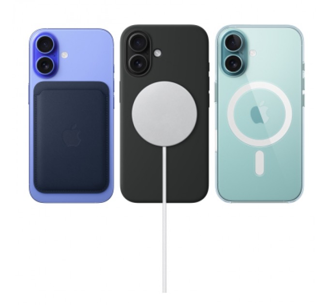 Apple Мобільний телефон Apple iPhone 16 128GB Teal (MYED3)