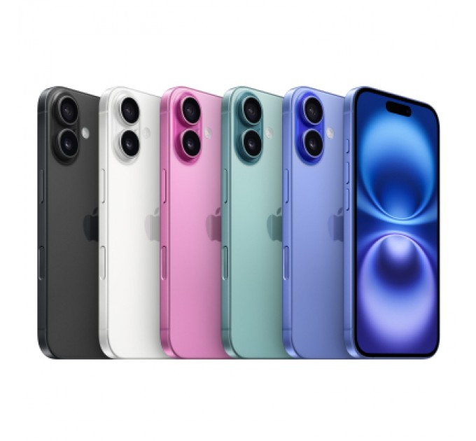 Apple Мобільний телефон Apple iPhone 16 256GB Ultramarine (MYEH3)