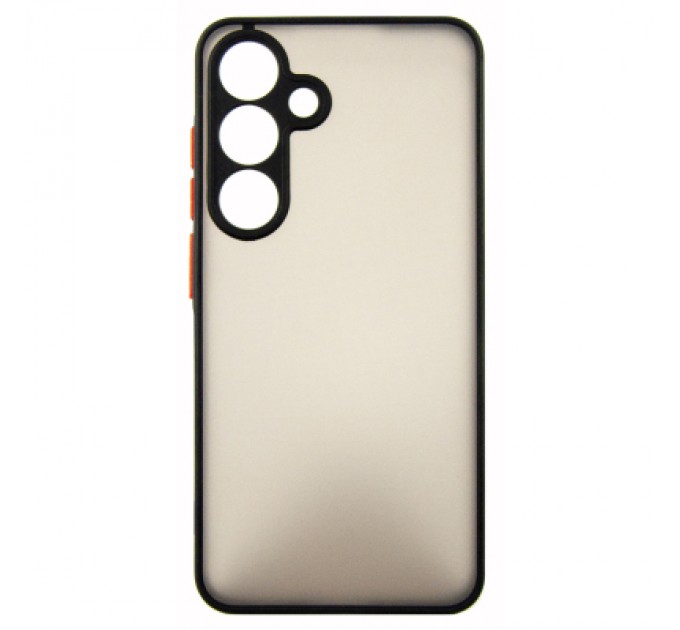 Dengos Чохол до мобільного телефона Dengos Samsung Galaxy S24 Matte + glass Black (DG-KM-109)