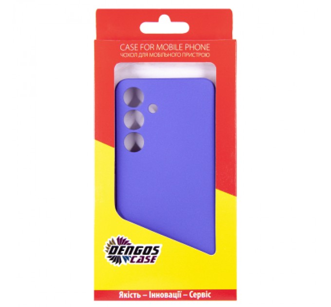 Dengos Чохол до мобільного телефона Dengos Carbon Samsung Galaxy S24 Purple (DG-TPU-CRBN-201)