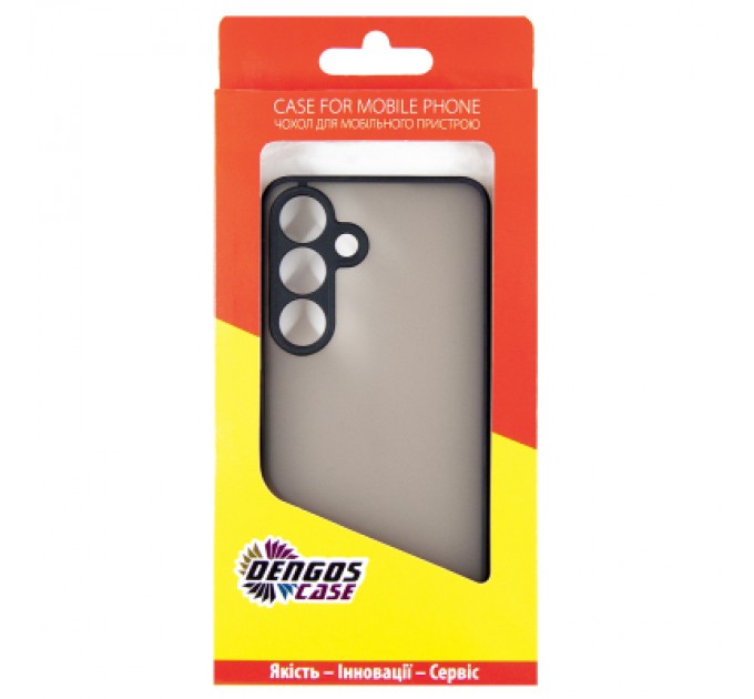 Dengos Чохол до мобільного телефона Dengos Matte Samsung Galaxy S24 Black (DG-TPU-MATT-146)