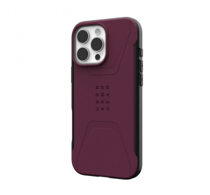 UAG Чохол до мобільного телефона UAG iPhone 16 Pro Max Civilian Magsafe Bordeaux (114445119049)
