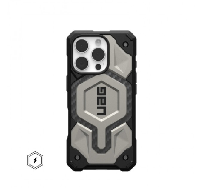 UAG Чохол до мобільного телефона UAG iPhone 16 Pro Monarch Pro Magsafe Titanium (114456113636)