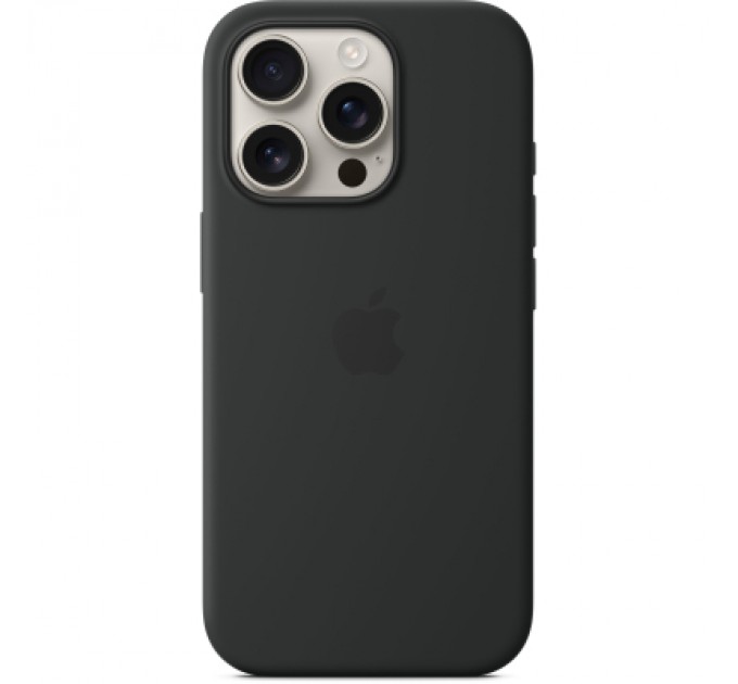 Apple Чохол до мобільного телефона Apple iPhone16 Pro Silicone Case with MagSafe - Black (MYYJ3ZM/A)