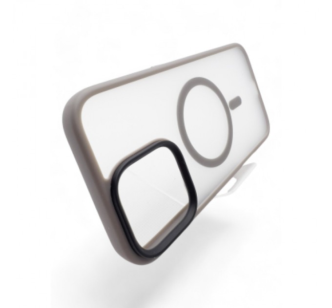 BeCover Чохол до мобільного телефона BeCover Metal Buttons Case (MagSafe) для Apple iPhone 16 Pro Gray (712098)