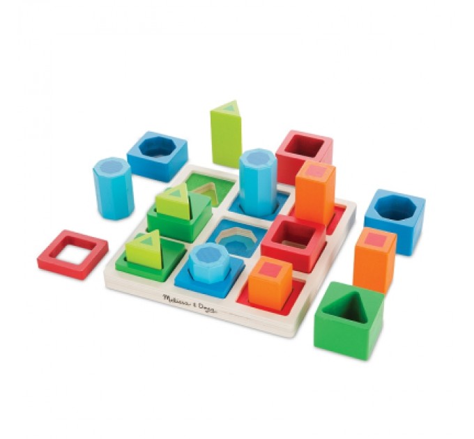 Melissa&Doug Розвиваюча іграшка Melissa&Doug Дерев'яний сортер Форми (MD10582)