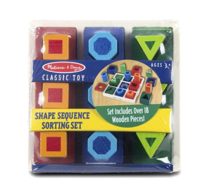 Melissa&Doug Розвиваюча іграшка Melissa&Doug Дерев'яний сортер Форми (MD10582)