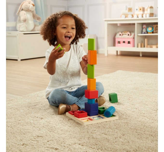 Melissa&Doug Розвиваюча іграшка Melissa&Doug Дерев'яний сортер Форми (MD10582)