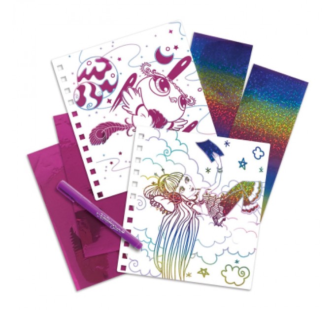 Nebulous Stars Набір для творчості Nebulous Stars Скетчбук Фантазійне мистецтво з фольги (11025)