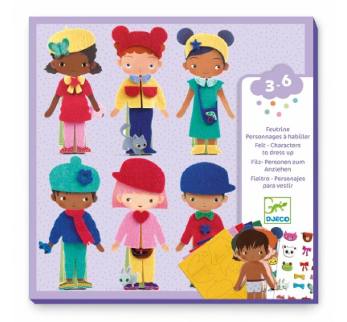 Djeco Набір для творчості Djeco М'яке вбрання (DJ00086)