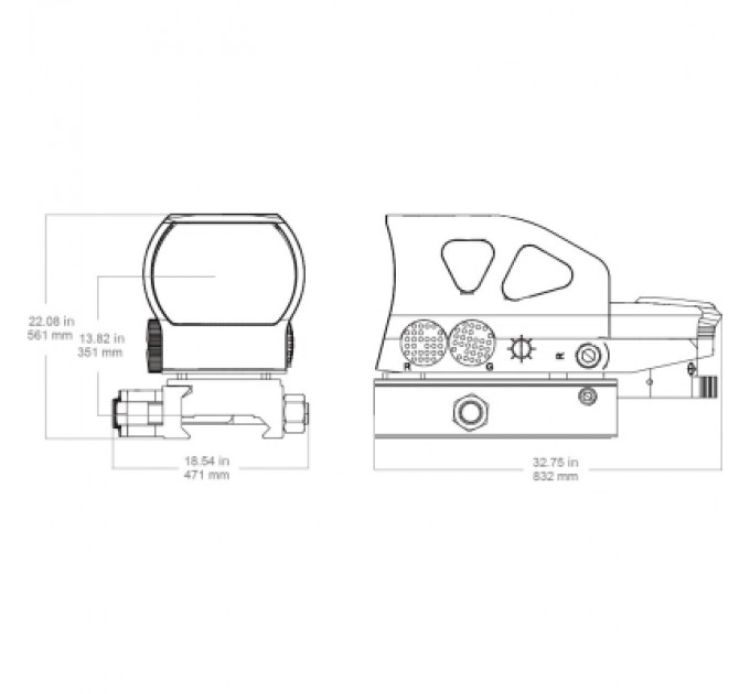 Vector Optics Коліматорний приціл Vector Optics Z4 1x23х34 (RDSL26)