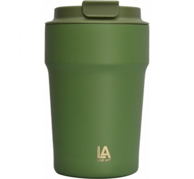Line Art Термокружка Line Art Rhodes 380 мл оливковий (60022322LA-31)