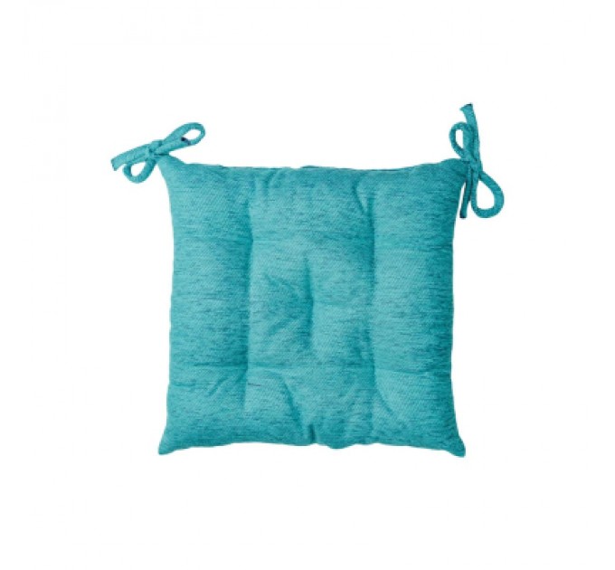 Прованс Подушка на стілець Прованс CHENILLA Бірюзова 40х40 (034857)