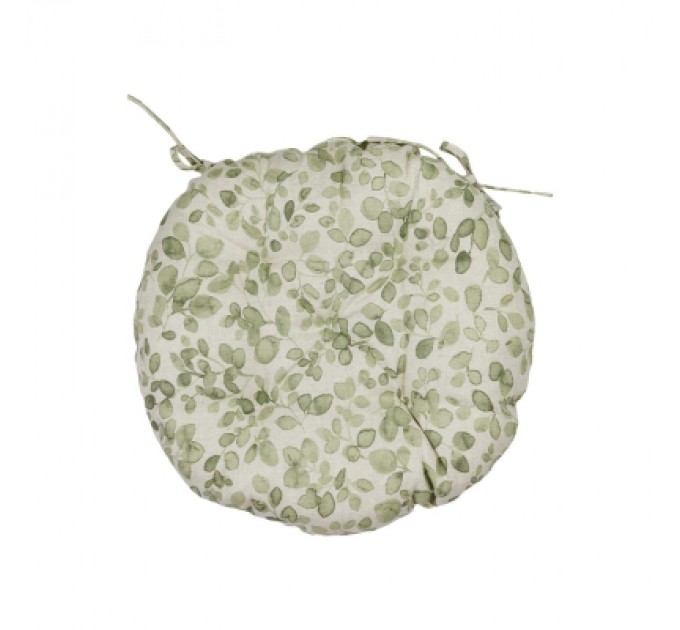 Прованс Подушка на стілець Прованс Dх40 Тереза листочки (034533)