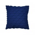 Прованс Подушка Прованс в'язана декоративна Хвилі синя 33х33 см (027422)