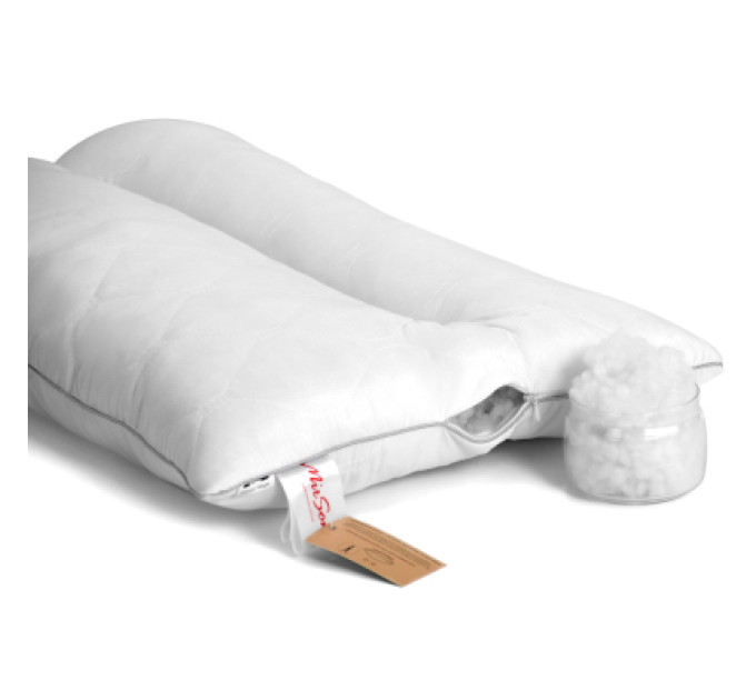 MirSon Подушка MirSon ортопедична Premium Eco Silver 148 Середня 50x70 см (2200000393036)