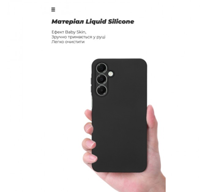 Armorstandart Чохол до мобільного телефона Armorstandart ICON Samsung A16 4G (A165) Camera cover Black (ARM80130)