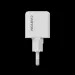 Canyon Зарядний пристрій Canyon CU20AC GaN 20W 1xPD 1xQC EU White (CNS-CUW20AC)