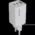 Canyon Зарядний пристрій Canyon CU65ACC GaN 65W 2xPD 1xQC EU White (CNS-CUW65ACC)