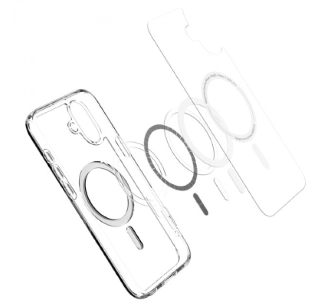 Spigen Чохол до мобільного телефона Spigen iPhone 16 Ultra Hybrid MagFit White (ACS08205)