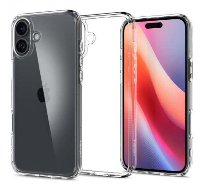Spigen Чохол до мобільного телефона Spigen iPhone 16 Ultra Hybrid Crystal Clear (ACS08197)