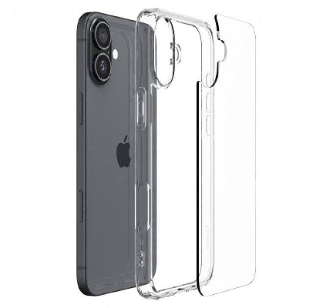Spigen Чохол до мобільного телефона Spigen iPhone 16 Ultra Hybrid Crystal Clear (ACS08197)