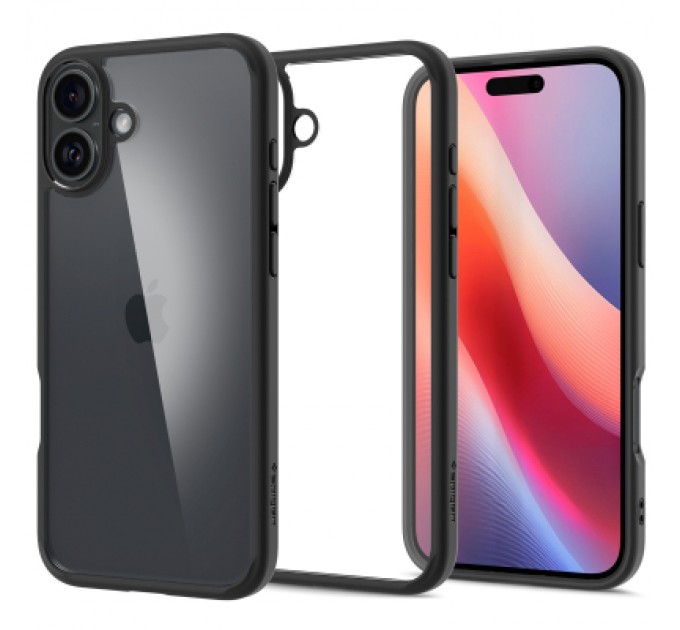 Spigen Чохол до мобільного телефона Spigen iPhone 16 Ultra Hybrid Matte Black (ACS08201)