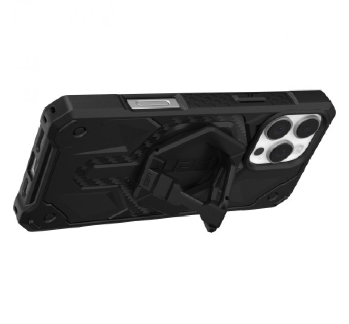 UAG Чохол до мобільного телефона UAG iPhone 16 Pro Max, Monarch Pro Magsafe Carbon Fiber/Black Stand (1144571BV01)