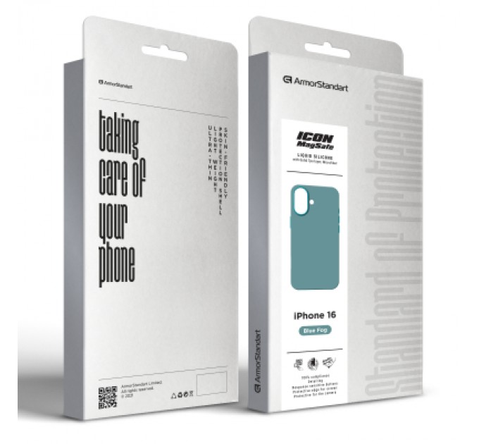 Armorstandart Чохол до мобільного телефона Armorstandart ICON2 MagSafe Apple iPhone 16 Blue Fog (ARM80184)